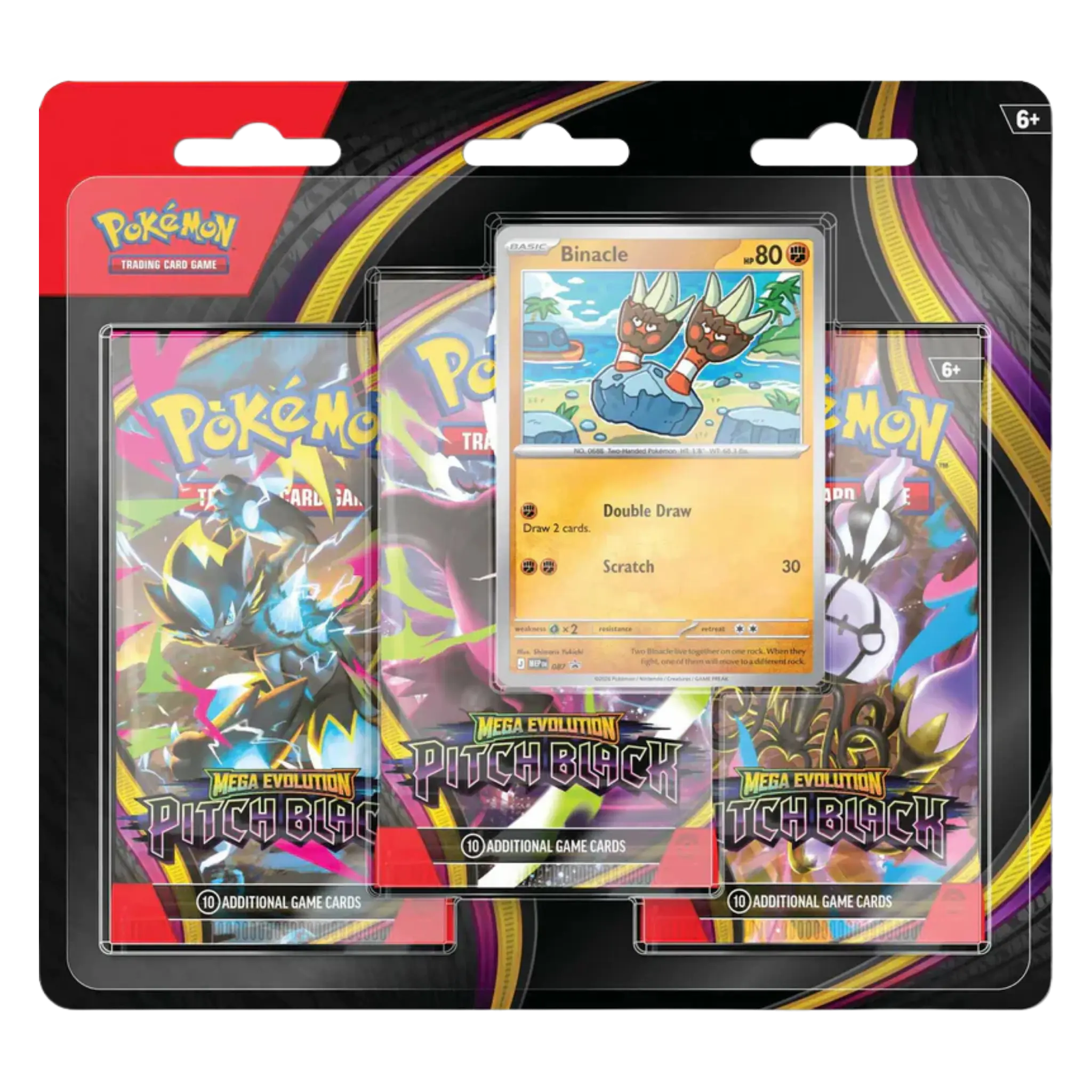 Pokémon Trading Card Game (TCG): Pitch Black Triple Blister Pack