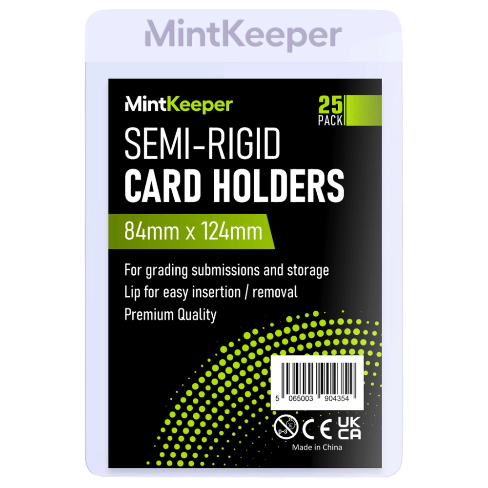 MintKeeper: Semi Rigid Card Holders (25 Pack)